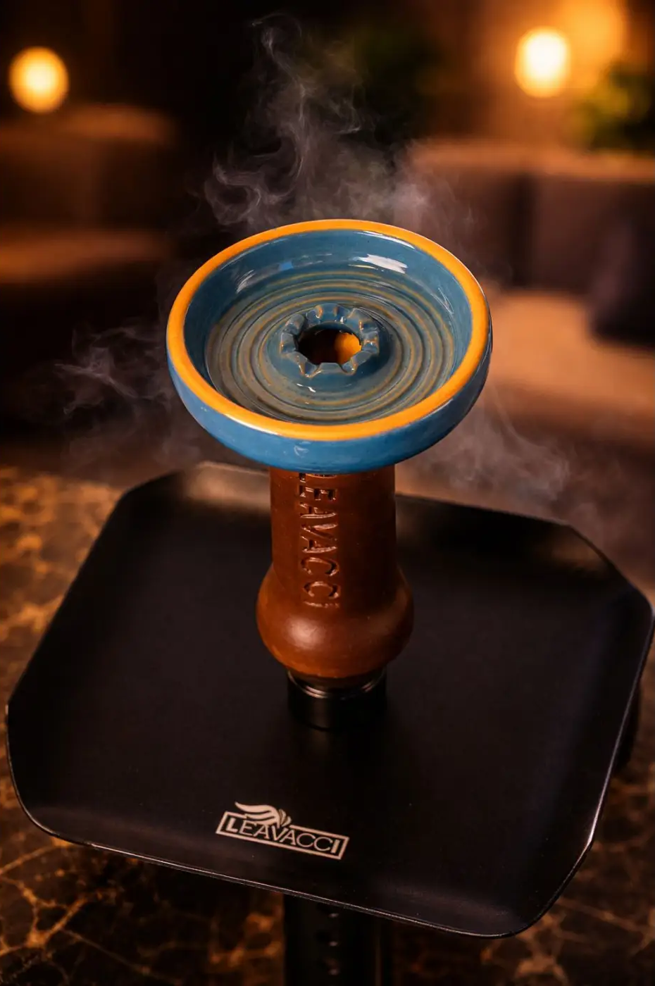 Leavacci Blue Shisha Bowl